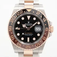 ロレックス GMTマスターⅡ 126711CHNR PG×SS PG×SS AT ブラック文字盤 あまりごま1