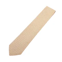 エルメス ネクタイ シルク イエロー