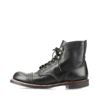 レッドウィング レザー ブーツ 25.5cm ユニセックス ブラック イアンレンジャーブーツ 8114