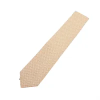 エルメス ネクタイ シルク イエロー