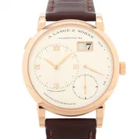 ランゲ&ゾーネ ランゲ1 191.032 PG PG×革 手巻き シルバー文字盤