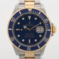 ロレックス サブマリーナーデイト 16613 SS×YG SS×YG AT ブルー文字盤 あまりごま1