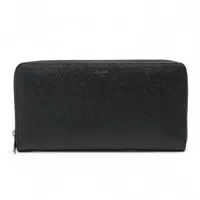 サンローラン モノグラム YSL レザー ラウンドジップウォレット