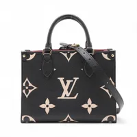 ヴィトン バイカラーモノグラムアンプラント オンザゴーPM M45659 ブラック RFID反応あり