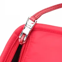 プラダ テスート ナイロンxレザー ペット用 キャリーバッグ レッド