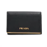 プラダ サフィアーノ 1MC122 レザー カードケース ブラック