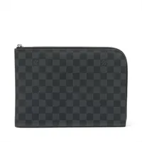 ヴィトン ダミエグラフィット ポシェット ジュール PM N60113 ブラック RFID反応あり
