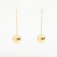 ティファニー ハードウェア ボール ピアス 750(YG) 8.8g