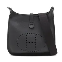 エルメス エヴリン3 33 GM トリヨンクレマンス ブラック シルバー金具 K:2025年