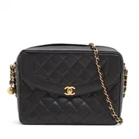 シャネル CHANEL キャバアスキン ダイアナ マトラッセ チェーン ショルダーバッグ CHANEL シャネル ショルダーバッグ トートバッグ マトラッセ キャビア