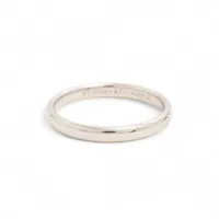 ティファニー クラシックバンド リング Pt950 3.7g