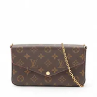 ヴィトン モノグラム ポシェット フェリシー M81896 ブラウン RFID反応あり