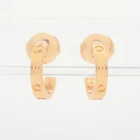 カルティエ ミニラブ ピアス 750(PG) 3.3g