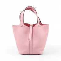 エルメス ピコタンロック18 PM トリヨンクレマンス ローズサクラ シルバー金具 K:2025年