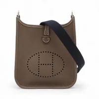 エルメス エヴリン16 TPM アマゾン トリヨンクレマンス エトゥープ シルバー金具 B:2023年