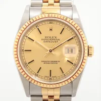 ロレックス デイトジャスト36 16233 SS×YG SS×YG AT シャンパン文字盤
