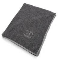 シャネル ココマーク 17B マフラー カシミヤ×シルク グレー