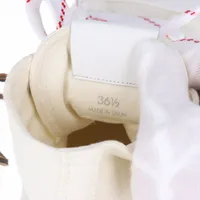 Miu Miu Denim High-top Sneakers 36.5 Ladies' Ivory 5T385E Logo