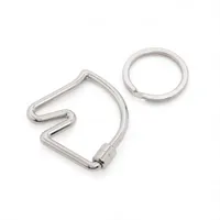 エルメス シュバル キーリング メタル シルバー