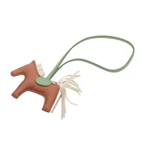 エルメス ロデオチャームPM B:2023年 チャーム アニョーミロ ゴールド×ヴェールクリケット×クレ