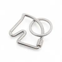 エルメス シュバルホース キーリング メタル シルバー