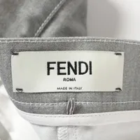 フェンディ FFロゴ 22年 コットン ショートパンツ 38 レディース