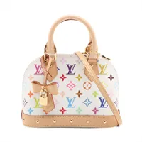 ヴィトン×村上隆 LV×TM アルマBB M13078 ホワイト RFID反応あり