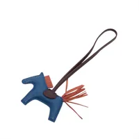 エルメス ロデオチャームPM U刻印：2022 チャーム アニョーミロ ブルーフランス×カーネリアン×ルージュセリエ