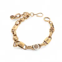 ヴィトン TE2245 バッグチャーム GP ゴールド M03173 アニマル チェーンベルト