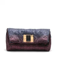 ヴィトン モノグラムモタード ポシェット アルタイール - ブルーxレッド ミラー付き