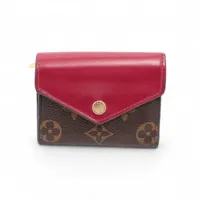 ヴィトン モノグラム ポルトフォイユゾエ M62932 フューシャ コンパクトウォレット