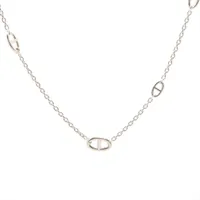 エルメス シェーヌダンクルMM ネックレス 38コマ 925 93.8g シルバー