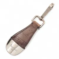 ベルルッティ カリグラフィ シューホーン GP×革 ブラウン