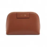 セリーヌ トリオンフ レザー ポーチ ブラウン