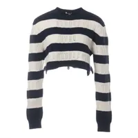 ミュウミュウ 15年 カシミヤ ニット 36 レディース イエロー MMN823