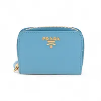 プラダ ヴィッテロムーブ 1MM268 レザー コインケース ブルー