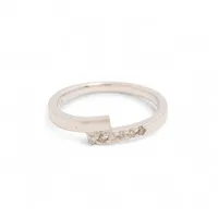 エテ ダイヤ リング K18(WG) 2.4g 0.06