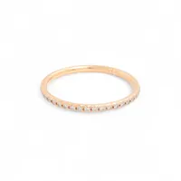 ティファニー メトロ フルサークル ダイヤ リング 750(PG) 1.1g 石小カケ