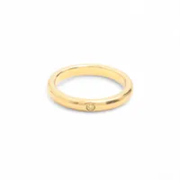 ティファニー スタッキングバンド 1P イエローダイヤ リング 750(YG) 4.1g