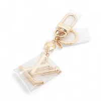 ヴィトン M65216 ポルトクレ LVファセット OB3274 チャーム GP ゴールド