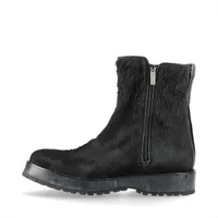 エンポリオアルマーニ ハラコ ブーツ 8 メンズ ブラック X4M186 サイドジップ