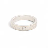 ブルガリ ブルガリブルガリ ダブルロゴ 1P ダイヤ リング 750(WG) 6.6g