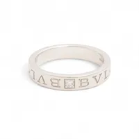 ブルガリ ブルガリブルガリ ダブルロゴ 1P ダイヤ リング 750(WG) 6.8g