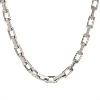 ヴィトン M00307 コリエ チェーン モノグラム LE5203 ネックレス GP シルバー