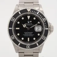 ロレックス サブマリーナーデイト 16610 SS SS AT ブラック文字盤 あまりごま1