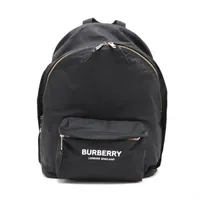 バーバリー ロゴ ナイロン バックパック/リュック ブラック
