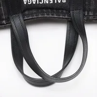 バレンシアガ エブリデイ ノースサウス スモール デニムxレザー 2WAY 