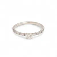 カルティエ エタンセル ドゥカルティエ ハーフエタニティ ダイヤ リング Pt950 1.7g 0.21 48