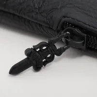 クロムハーツ メガネケース レザー ブラック A4393174｜中古ブランド品
