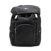 プラダ テスート ナイロン バックパック/リュック ブラック